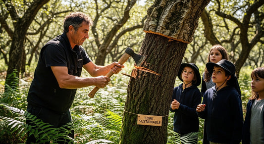 cork oak harvest