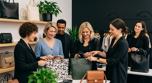 sustainable handbags, eco-friendly accessories, conscious fashion