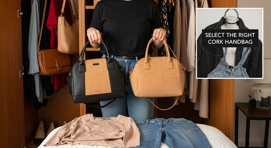 select cork handbag