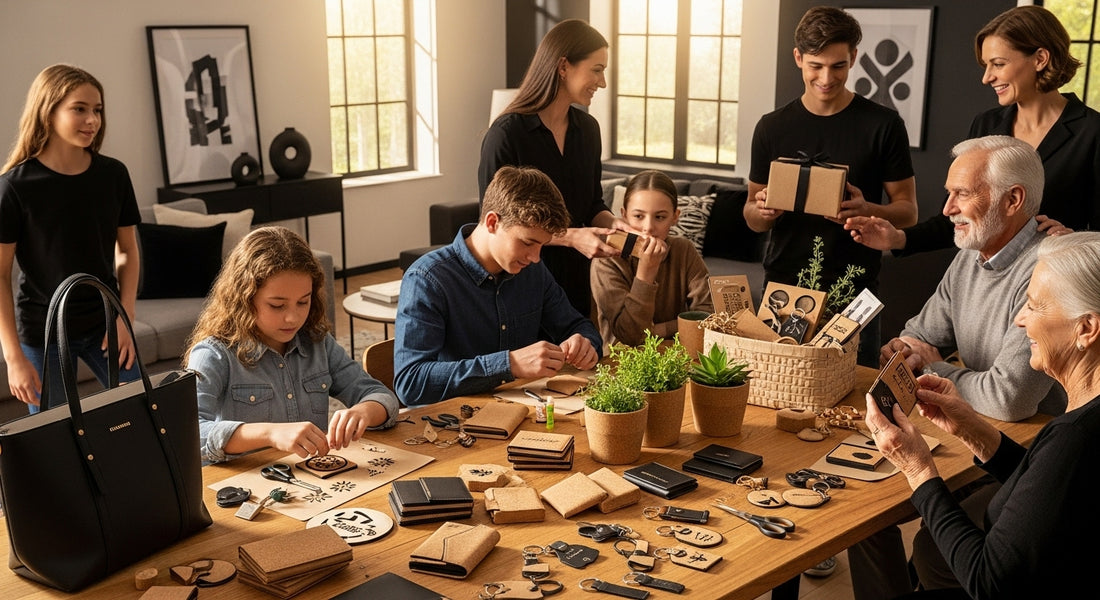 cork gifts, sustainable gifts, creative gifting