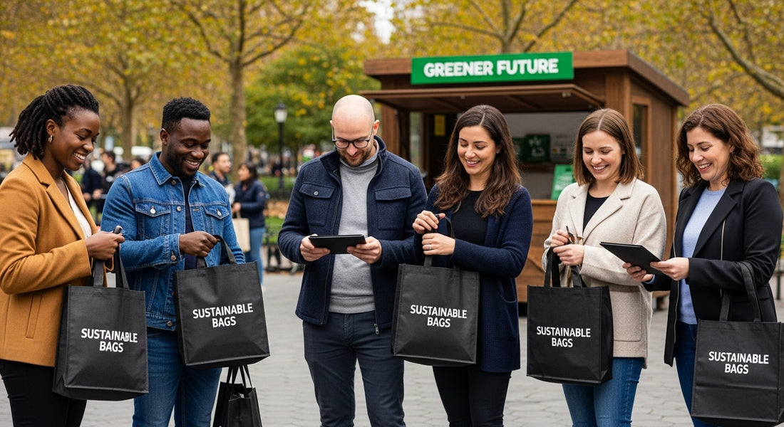 sustainable bags urban park