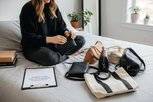 assess vegan handbags