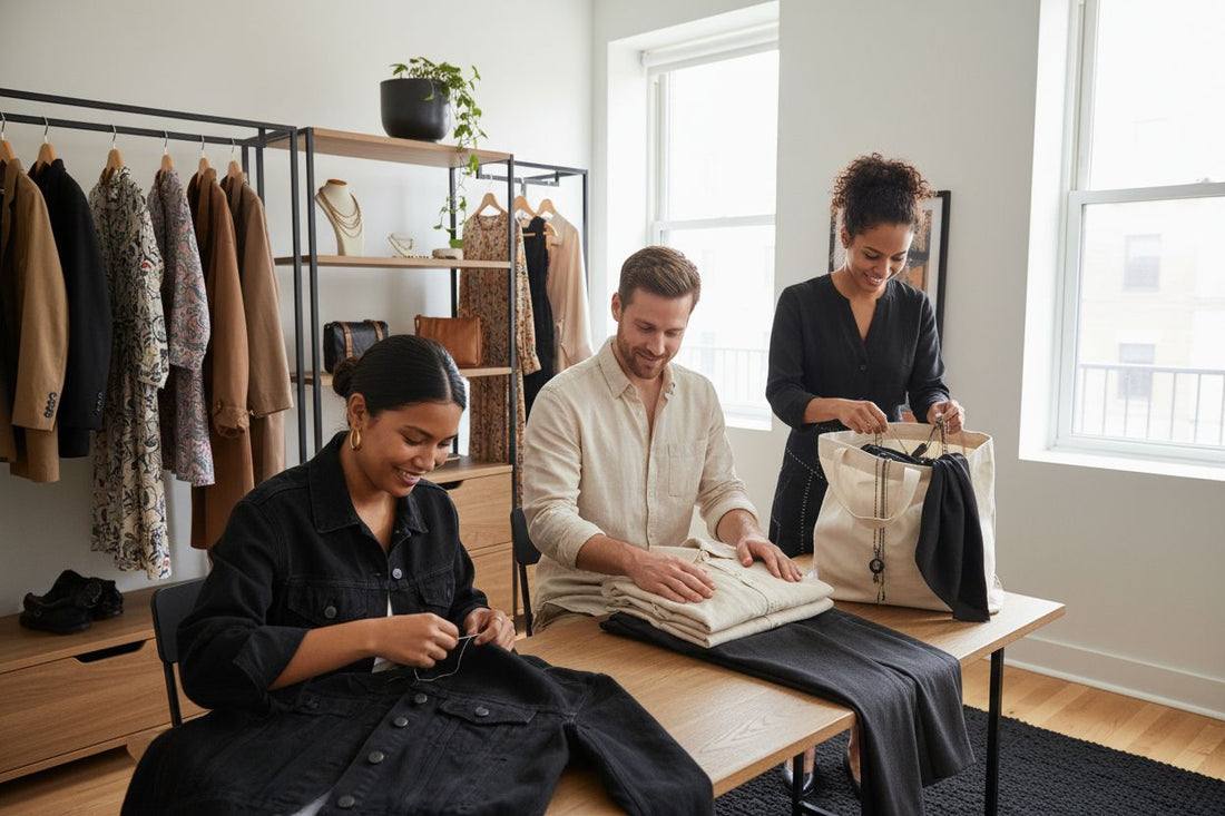 sustainable fashion, eco-friendly wardrobe, reducing clothing waste