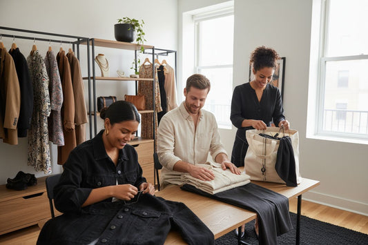 sustainable fashion, eco-friendly wardrobe, reducing clothing waste