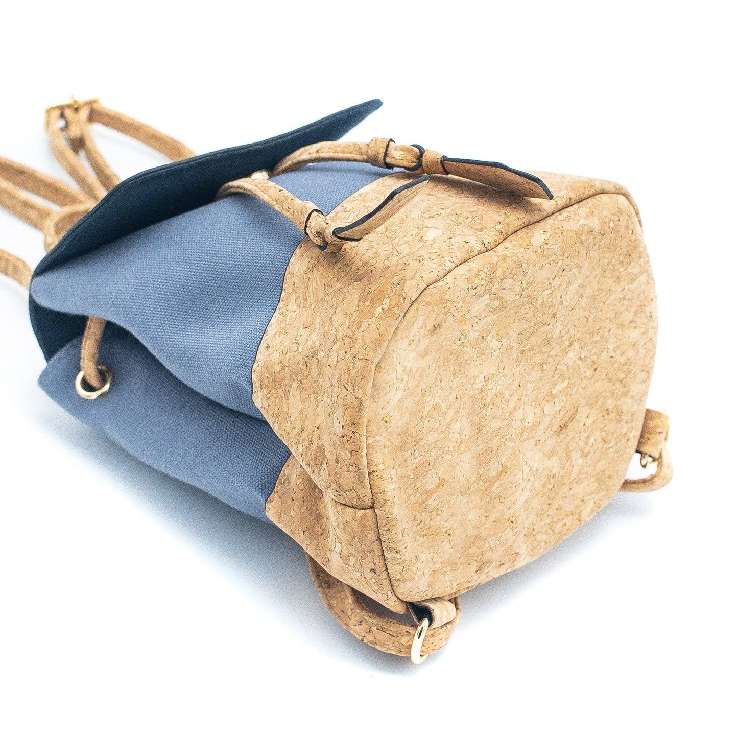 Ladies/Girls Mini Cork Backpack - Light Blue