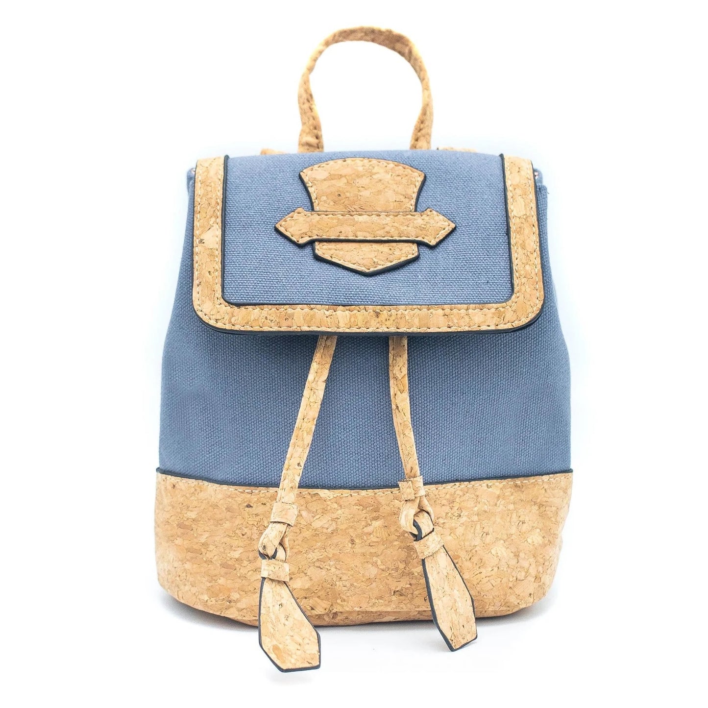Ladies/Girls Mini Cork Backpack - Light Blue