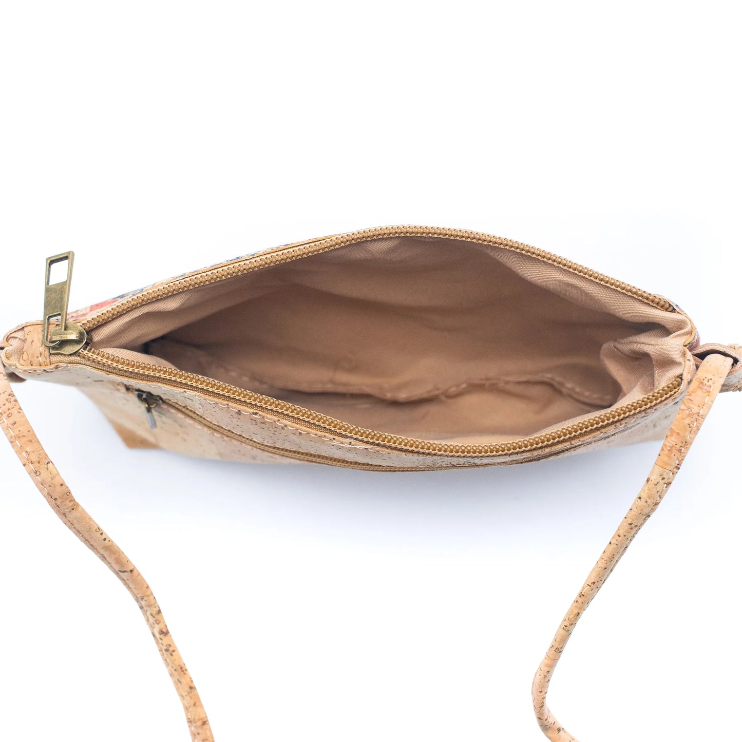 Colorful Pattern Cork Crossbody Bag - Style G