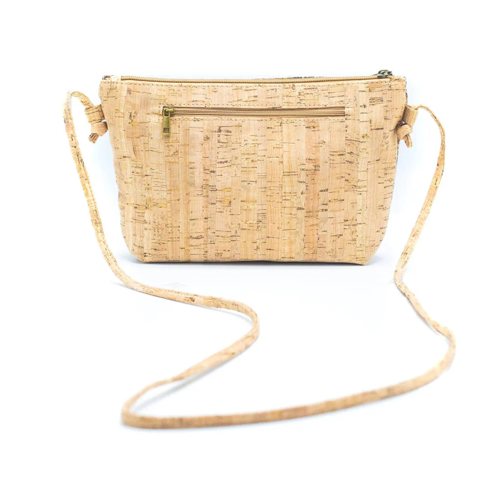 Natural Pattern Cork Crossbody Bag