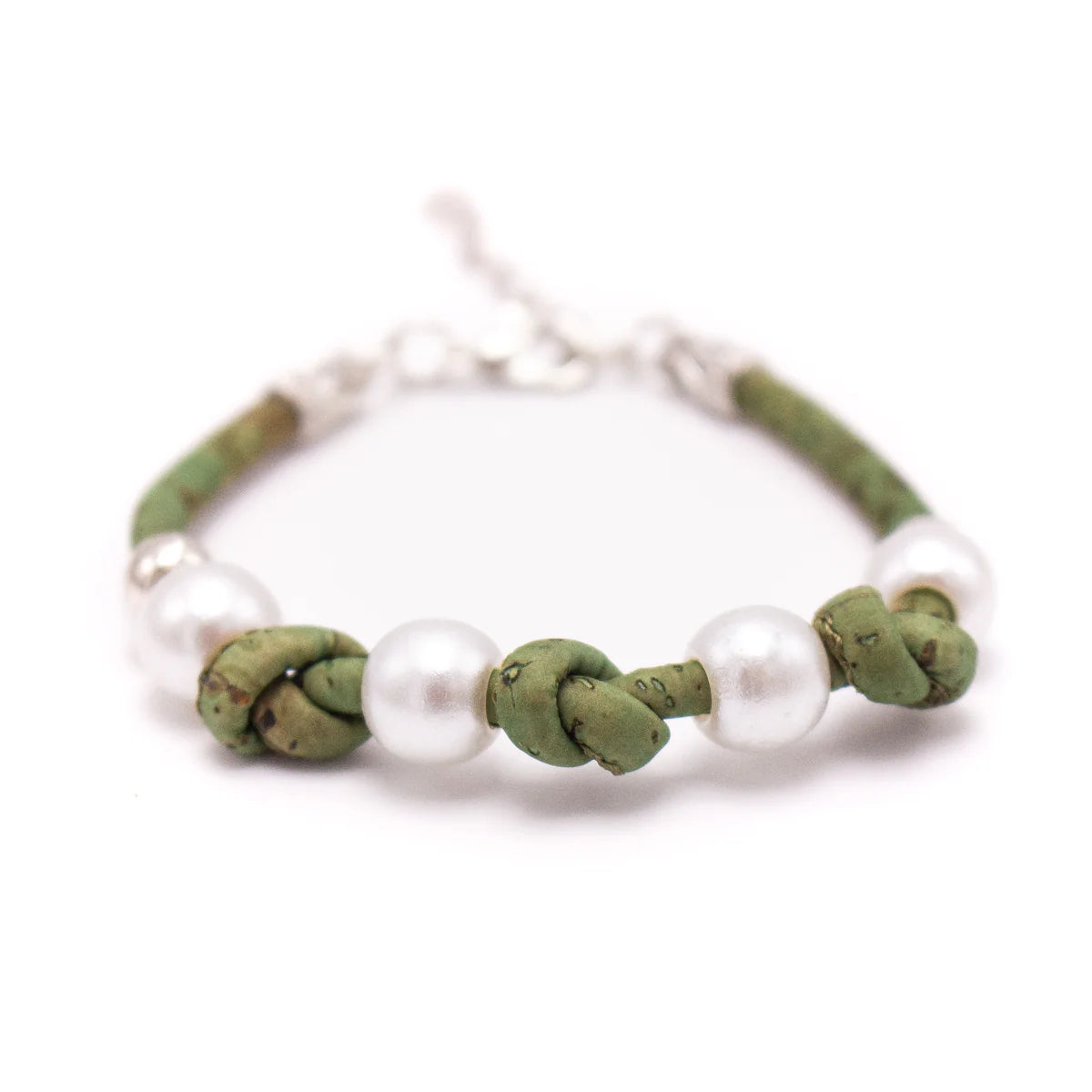 Women's Cork Elegant Bracelet In Green