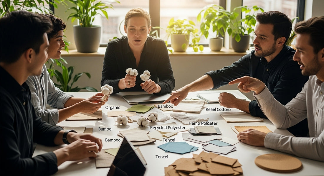 sustainable materials, eco-friendly, educational scene