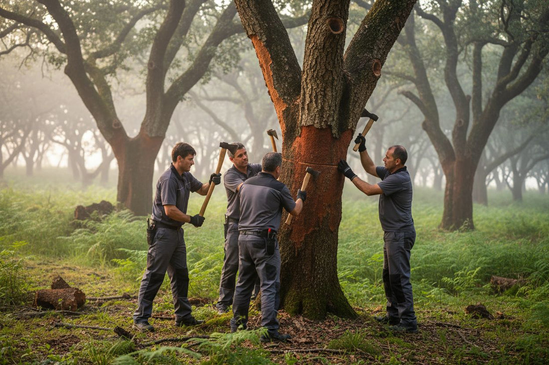 cork oak harvesting