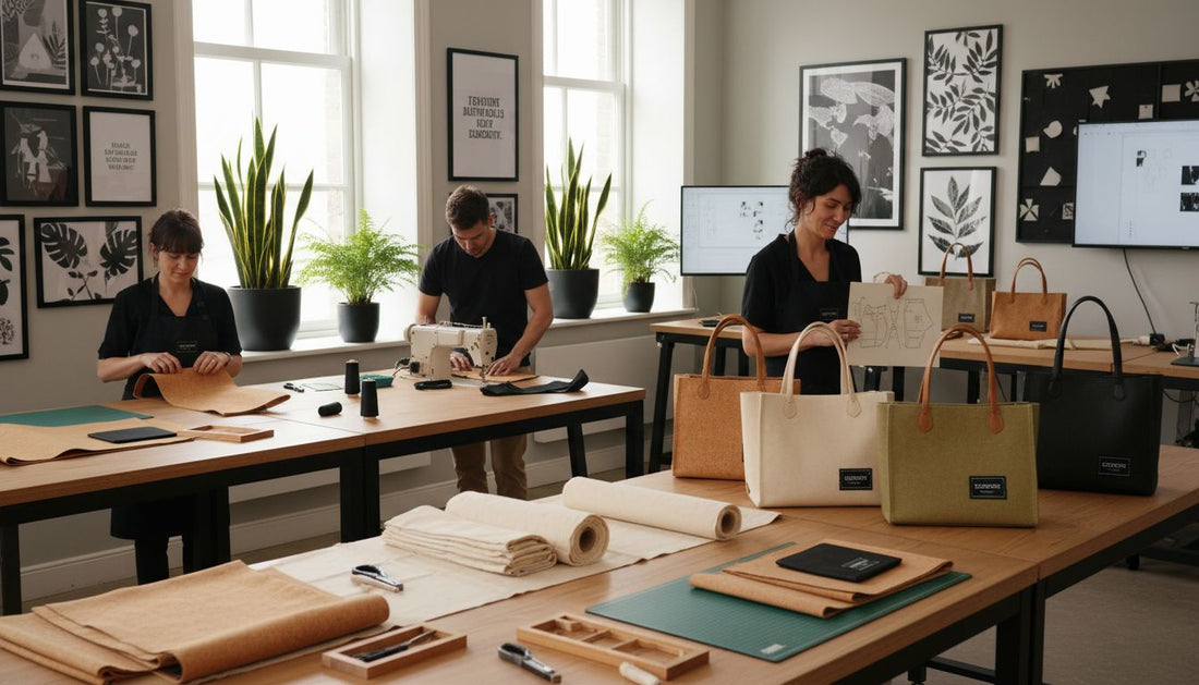 sustainable handbag studio