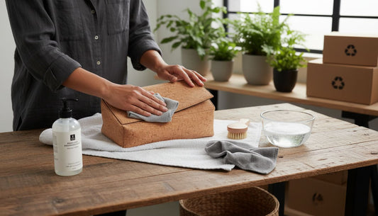 cleaning cork bag