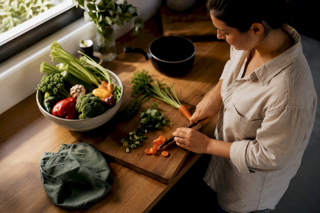 Preparing a simple plant-forward meal