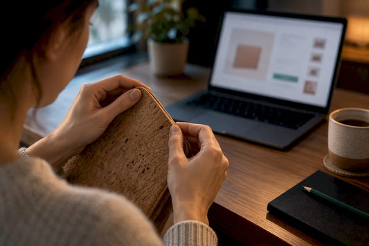 Checking cork accessory company details online