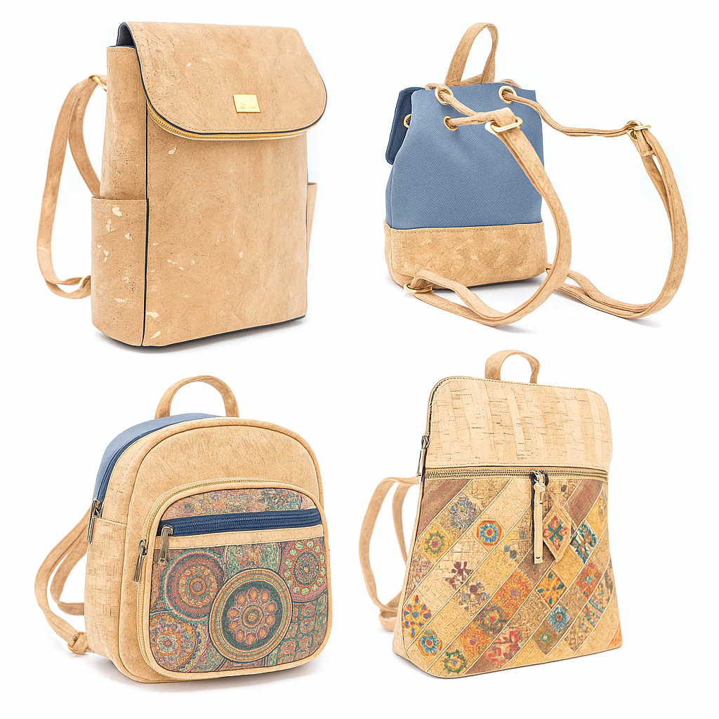 Stylish Ladies Cork Rucksacks/Backpacks - Effortless Elegance Meets Everyday Practicality