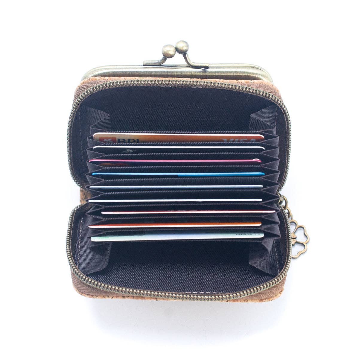 Floral Cork Card Wallet