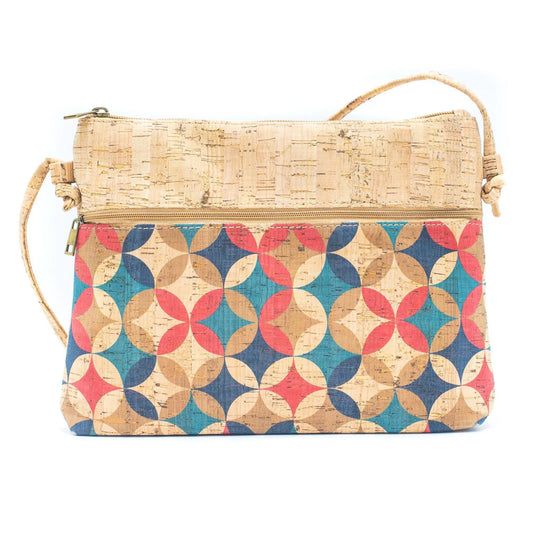Structured Cork Crossbody Bag
