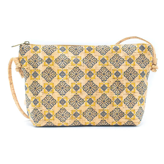 Natural Pattern Cork Crossbody Bag